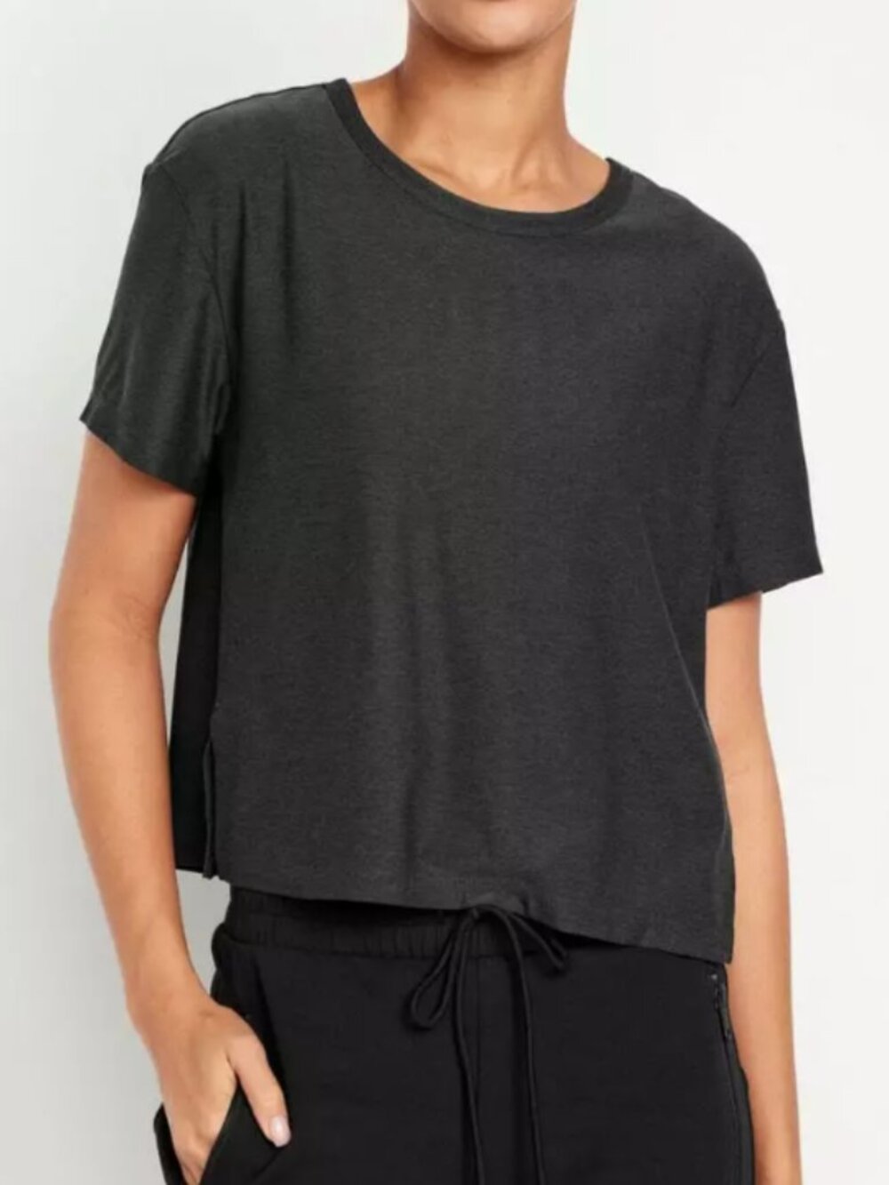 Old Navy Cloud Soft T shirt charcoal grey size medium